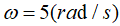 Một vật dao động điều hoà theo phương trình x = 2cos (5pit +pi/3) (cm)  . Biên độ dao động và tần số góc của vật là ? (ảnh 3)