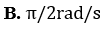 Dòng điện xoay chiều có cường độ i= 2 căn bậc hai 2 cos ( 100 pit + pi /2 ) (A). Tần số góc của dòng điện này là (ảnh 3)