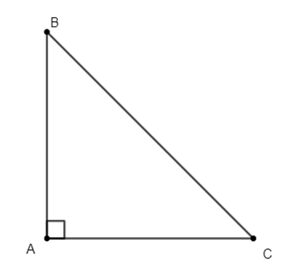 Cho tam giác ABC vuông tại A, AB = 3 cm, BC = 5 cm. Độ dài cạnh AC là A. 3 cm (ảnh 1)