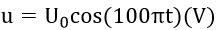 Đoạn mạch điện mắc nối tiếp gồm R=100(Ω); cuộn dây thuần cảm có độ tự cảm L=1/π(H); tụ điện có điện dung C=50/π(μF). Đặt vào hai đầu đoạn mạch điện áp u=U_0 cos(100πt)(V). Tổng trở của đoạn mạch bằng A. 100√2(Ω).	B. 100(Ω).	C. 50√2(Ω).	D. 200(Ω). (ảnh 2)
