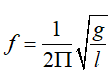 Một con lắc đơn chiều dài l dao động điều hoà tại nơi có gia tốc trọng trường g với biên độ góc nhỏ. Tần số của dao động là ? (ảnh 1)