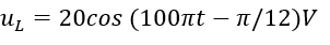 Đặt điện áp u=20√2 cos⁡(100πt+π/6)(V) vào hai đầu đoạn mạch gồm biến trở R và cuộn cảm thuần L mắc nối tiếp.  (ảnh 1)