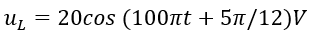 Đặt điện áp u=20√2 cos⁡(100πt+π/6)(V) vào hai đầu đoạn mạch gồm biến trở R và cuộn cảm thuần L mắc nối tiếp.  (ảnh 3)