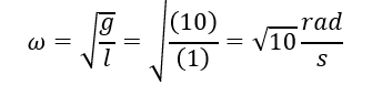 Một con lắc đơn có chiều dài l=1 m được kích thích dao động điều hòa tại nơi có gia tốc trọng trường g=10=π^2  m/s^2 . (ảnh 3)