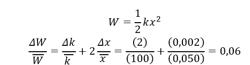 Năng lượng biến dạng W của một lò xo có độ cứng k và độ biến dạng x được xác định theo định luật Hooke. Theo đó W=1/2 kx^2 Nếu độ cứng của  (ảnh 1)