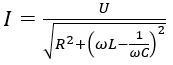 Đặt vào hai đầu đoạn mạch điện trở thuần R, cuộn cảm thuần có độ tự cảm L và tụ điện có điện dung C mắc nối tiếp điện áp xoay chiều u=U√2 cos⁡(ωt+φ_u ) thì cường độ dòng điện qua mạch có biểu thức i=I√2 cos⁡(ωt+φ_i ). Biểu thức tính I là (ảnh 1)