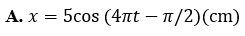 Một chất điểm dao động điều hoà trên trục Ox. Trong 30s, chất điểm thực hiện được 60 dao động toàn phần (ảnh 1)