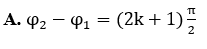 Một vật tham gia động thời hai dao động điều hòa cùng phương với các phương trình (ảnh 3)