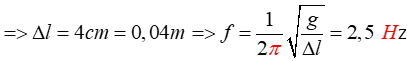 Gọi M , N, I là các điểm trên một lò xo nhẹ, được treo thẳng đứng ở điểm O cố định. Khi lò xo có chiều dài tự nhiên thì (ảnh 4)