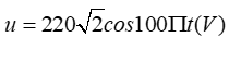 Đặt vào giữa hai đầu một đoạn mạch điện chỉ có tụ điện có điện dung C= 10^-4/ bi F một điện áp xoay chiều có biểu thức (ảnh 1)
