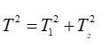 Con lắc đơn có chiều dài l1 dao động với chu kỳ T2 , con lắc đơn có chiều dài  l2 thì dao động với chu kỳ T2 . Khi con lắc đơn có chiều dài l1+l2 sẽ dao động với chu kỳ được xác định bởi: (ảnh 4)