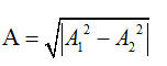 Dao động tổng hợp của hai dao động điều hoà cùng phương, cùng tần số, biên độ A1 và A2 vuông pha nhau có biên độ là ? (ảnh 4)