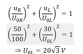 Đặt điện áp xoay chiều có biểu thức u=U_0  cos⁡( ωt) V, trong đó U_0 và ω không đổi vào hai đầu đoạn mạch gồm R, L, C mắc nối tiếp, cuộn dây thuần cảm.  (ảnh 4)