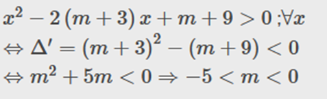 Tìm m để các hàm số sau có tập xác định là R (hay luôn xác định trên R) (ảnh 3)