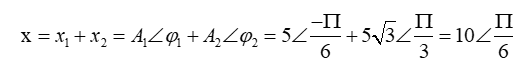 Một vật thực hiện đồng thời hai dao động điều hoà cùng phương cùng tần số f, biên độ và pha ban đầu lần lượt là (ảnh 3)