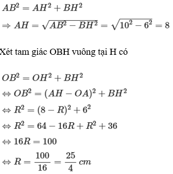 Cho (O;R) đường kính AD, dây AB , qua B kẻ dây BC vuông góc AD tại H (ảnh 2)