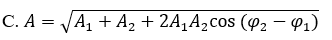 Cho hai dao động điều hòa cùng phương có phương trình lần lượt là x1 = A1 (ảnh 4)