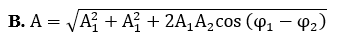Một chất điểm thực hiện đồng thời hai dao động cùng phương có phương trình li độ lần lượt là (ảnh 4)