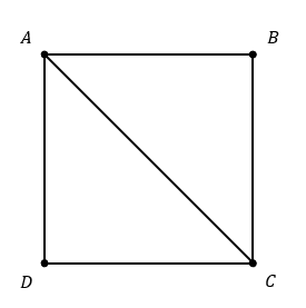 Tại đỉnh A của một hình vuông ABCD người ta có đặt một nguồn âm điểm phát ra sóng âm đẳng hướng. Một thiết bị do mức cường độ âm do được mức  (ảnh 1)