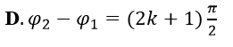 Một vật thực hiện đồng thời hai dao động điều hòa cùng phương cùng tần số  (ảnh 5)