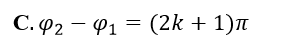 Một vật thực hiện đồng thời hai dao động điều hòa cùng phương cùng tần số  (ảnh 4)