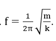 Một con lắc lò xo gồm vật nhỏ khối lượng m gắn với một lò xo nhẹ có độ cứng k. Con lắc này có tần số dao động riêng là (ảnh 4)