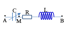 Cho đoạn mạch điện xoay chiều như hình vẽ: Biết điện áp hiệu dụng hai đầu đoạn mạch là  U = 100 V. (ảnh 1)