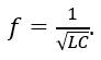 Tần số dao động riêng của dao động điện từ trong mạch dao động  LC là (ảnh 3)