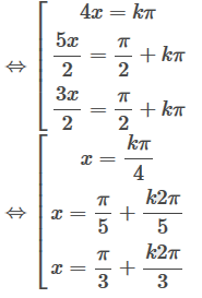 Giải phương trình a) sin5x + sin8x + sin3x = 0. b) 4cos^3 x + 3 căn bậc hai 2 (ảnh 2)