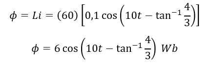 Cho mạch điện như hình vẽ. Biết u=50 cos⁡(10t)  V; R=300 Ω, L=60 H, C=0,50 mF.   Từ thông riêng qua cuộn cảm tại thời điểm t=π/15 s có giá trị gần  (ảnh 3)