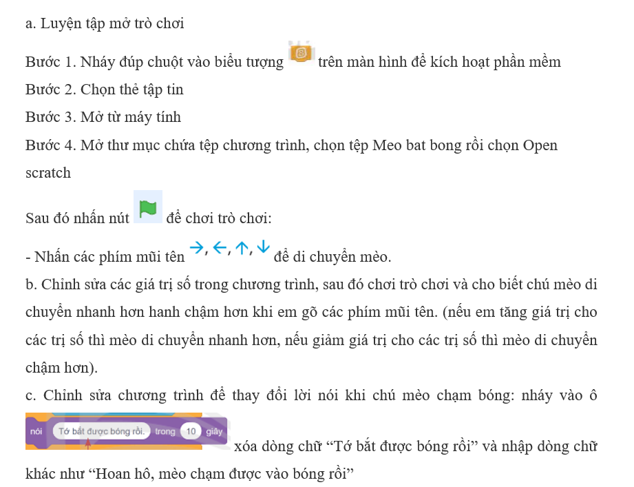 Thực hiện các yêu cầu sau:  a. Thực hành theo hướng dẫn ở mục 1 của phần Khám phá (ảnh 1)