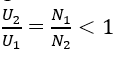 Đặt vào hai đầu cuộn sơ cấp (có N_1 vòng dây) của một máy hạ áp lí tưởng một điện áp xoay chiều có giá trị hiệu dụng U_1 thì điện áp hiệu dụng giữa  (ảnh 3)