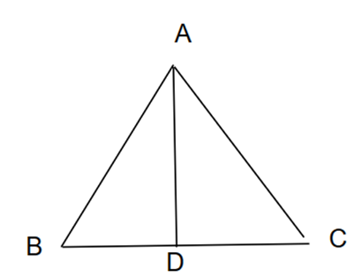 Cho tam giác ABC có AB = AC, gọi D là trung điểm của BC. Chứng minh (ảnh 1)