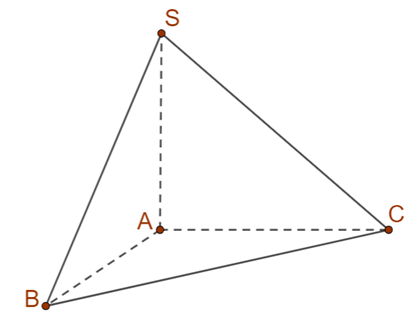 Cho khối chóp S.ABCD có SA vuông góc với đáy, tam giác ABC cân tại A, góc BAC = 120 độ , AB = a, SA = 2a. Thể tích của khối chóp đã cho bằng (ảnh 1)