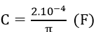 Đặt một điện áp xoay chiều u=100√2  cos⁡(100t) (V) vào hai đầu đoạn mạch R, L, C mắc nối tiếp. Biết R = 50 (), cuộn cảm thuần có độ tự cảm L=1/π  (H) và tụ điện có điện dung C=(2.〖10〗^(-4))/π  (F). Biểu thức dòng điện trong đoạn mạch này là (ảnh 3)
