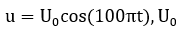 Đặt điện áp u= U0 cos (100pi t), U0 không đối vào hai đầu đoạn mạch như hình vẽ (ảnh 1)