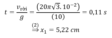 Cho cơ hệ như hình vẽ. Lò xo nhẹ có chiều dài tự nhiên l_0=30 cm, có độ cứng k=100 N/m, vật nặng m_2=150 g được đặt lên vật m_1=250 g. (ảnh 7)