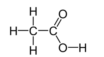 Hãy viết công thức cấu tạo của acetic acid. Cho biết một số tính chất hoá học và ứng dụng của acetic acid mà em biết.  (ảnh 1)