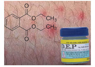 DEP (đietyl phatalat) được dùng làm thuộc điều trị bệnh ghẻ và giảm triệu chứng sưng tấy ở vùng da bị côn trùng cắn. Công thức cấu tạo của DEP như sau:     Phát biểu nào sau đây đúng: (ảnh 1)
