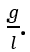 Tần số góc dao động của con lắc đơn chiều dài l, tại nơi có gia tốc trọng trường g được xác định bằng công thức nào sau đây? (ảnh 1)