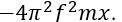 Một vật nhỏ có khối lượng m dao động điều hòa với tần số f. Khi vật đi qua vị trí có li độ x thì lực kéo về tác dụng lên vật được xác định bằng biểu thức (ảnh 2)