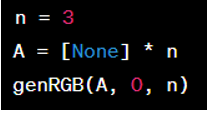 Viết chương trình sinh tất cả các xâu (hoặc dãy) bao gồm n kí tự dạng “R”, “G” và 