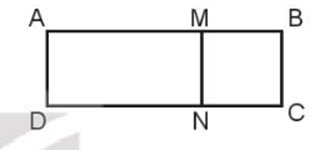 Trong hình bên, các hình tứ giác AMND, MBCN, ABCD đều là hình chữ nhật. Hỏi cạnh MN song song với những cạnh nào? (ảnh 1)