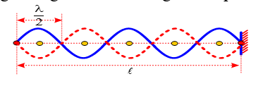 Trong sóng dừng, khoảng cách giữa hai nút sóng gần nhau nhất bằng A. một bước sóng.	B. một phần tư bước sóng. C. hai lần bước sóng.	D. một nửa bước sóng. (ảnh 1)