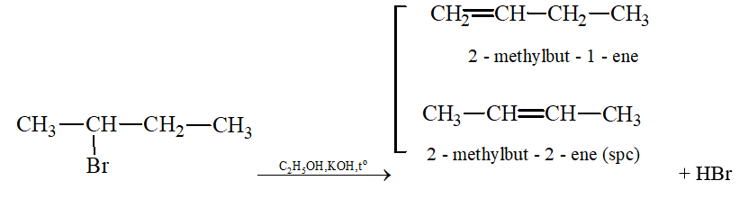 Cho sơ đồ biến đổi của 1 – chloropropane như sau:  CH3CH=CH2  CH3CH2CH2Cl CH3CH2CH2OH (ảnh 1)