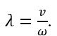 Trong sóng cơ. Mối liên hệ giữa vận tốc truyền sóng v, tần số góc của sóng ω và bước sóng λ là  (ảnh 2)