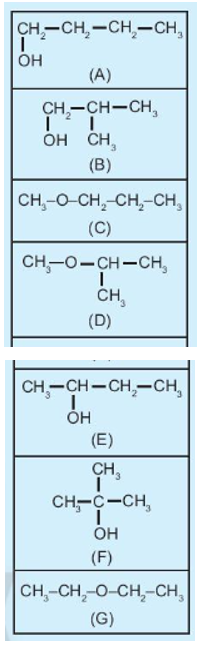 Hãy nhóm các chất hữu cơ sau theo loại đồng phân cấu tạo. (ảnh 1)