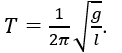 Chu kì dao động điều hòa của con lắc đơn chiều dài l tại nơi có gia tốc trọng trường g được xác định bằng biểu thức nào sau đây? (ảnh 5)