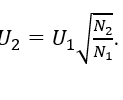 Gọi N_1 và N_2 là số vòng của cuộn sơ cấp và thứ cấp của một máy biến áp lí tưởng. Nếu mắc hai đầu của cuộn sơ cấp điện áp hiệu dụng là U_1.  (ảnh 5)