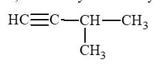 Viết công thức cấu tạo của các chất có tên dưới đây: a) pent – 2 – ene b) 2 – methylbut – 2 – ene c) 3 – methylbut – 1 – yne d) 2 – methylpropene (ảnh 2)